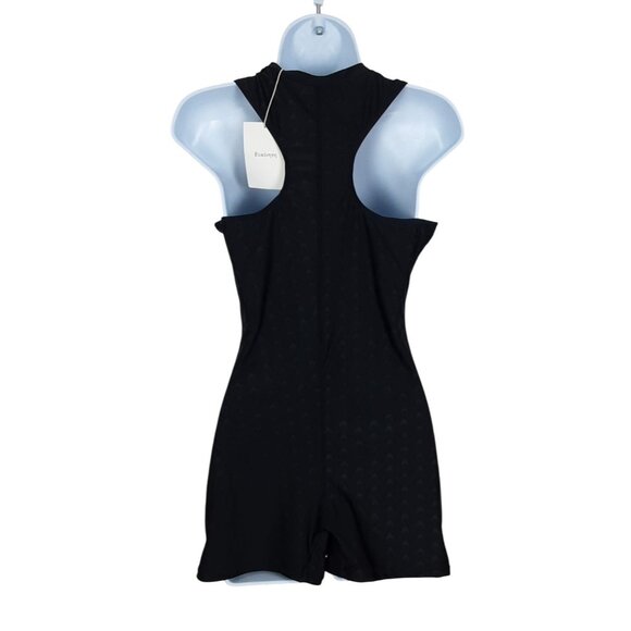 Womens Size Small Sleeveless One-Piece Swimsuit Front Zipper Sports Competitve - Picture 3 of 7